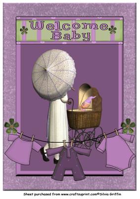 New Baby Lavender A4