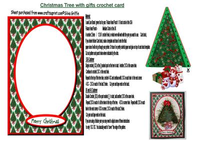 Christmas Tree Crochet Card