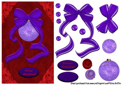 Purple Ornament Step by Step