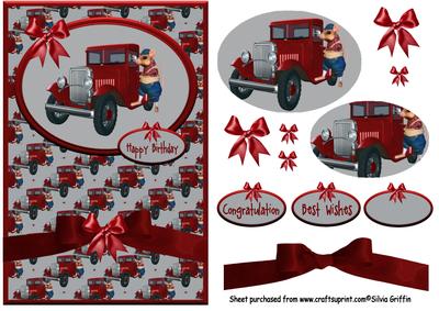 Red Antique Truck Qs