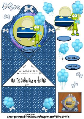 Alien Ship with Ballons Fc