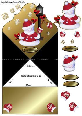 Snowmen with Birds Fc