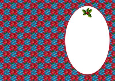 Poinsettia with Holy Is