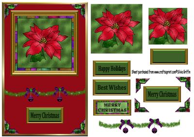 Poinsettia Red Qs