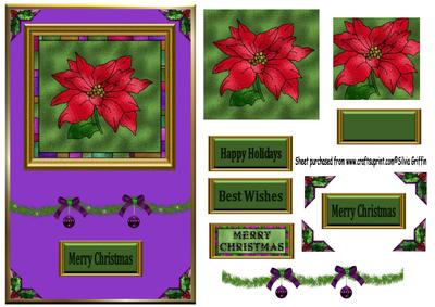 Poinsettia Purple Qs