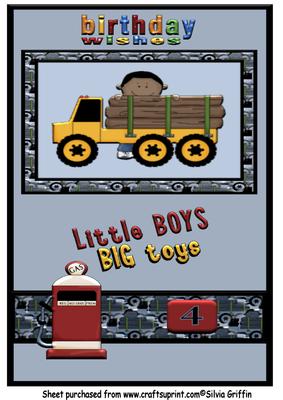 Truck for a 4 Year Old Boy A4