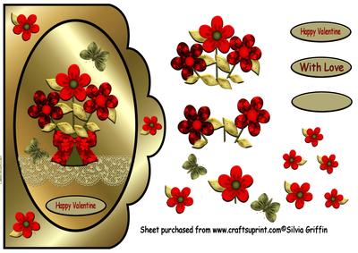 Red Flowers in a Vase Qs
