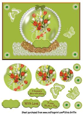 Tulips with Lace Qs
