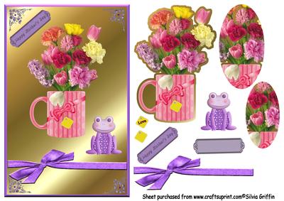 Flower Mug Pink Qs