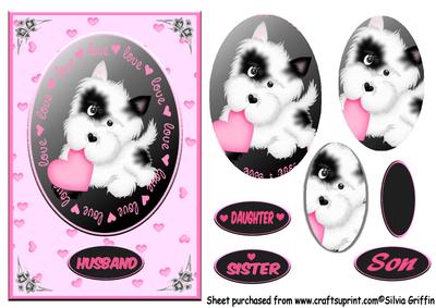 Puppy Love Family Valentine Qs