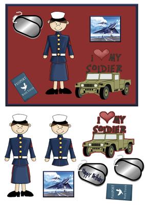 Marine Female Soldier Qs