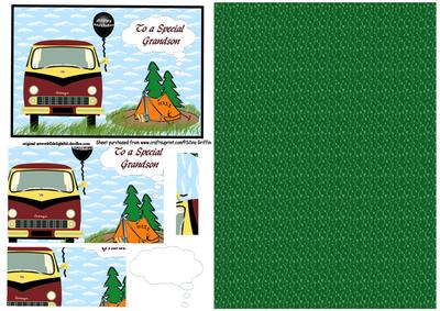 Camper Van and Tent Pyramid