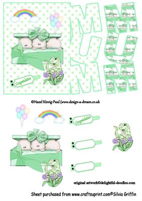 Mint Green Triplets New Baby Mum