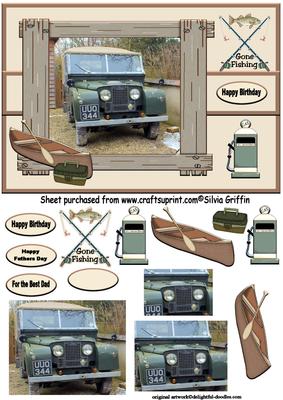 Land Rover in with Fishing Gear A4