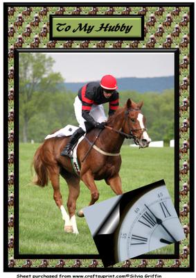 Horse Racing A4 for Hubby