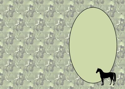 Horse Racing in Green Is