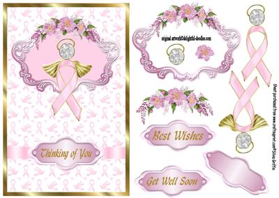 Pink Ribbon Breast Cancer Angel Qs