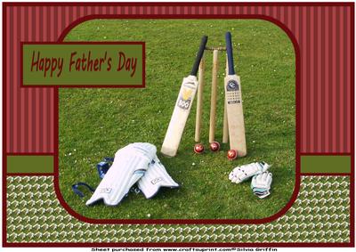 Cricket Gear Father's Day A4