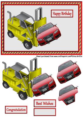 Audi on a Forklift Sbs