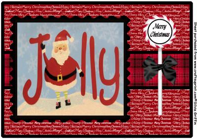Jolly Santa A4