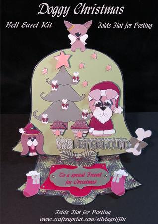 Doggy Christmas - Easel Bell Kit