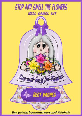 Stop and Smell the Flowers Bell Easel Kit