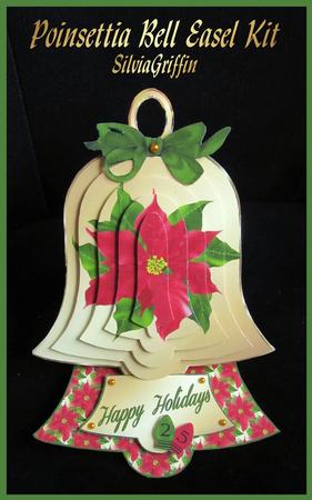 Poinsettia Decoupage Easel Kit