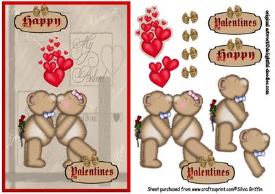 Kissing Teddy Bears Sbs