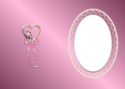 Pearls and Roses in Lilac In