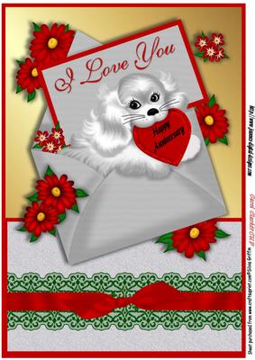 Puppy Love Anniversary A4