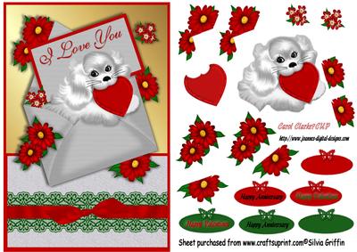 Puppy Love Anniversary or Valentine Sbs