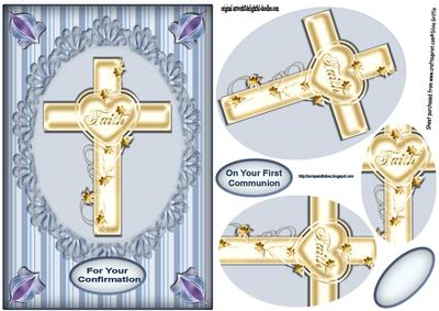 Confirmation Faith Cross Male Pyramid