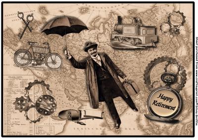 Steampunk - Gentlemen Flying Into Retirement A4