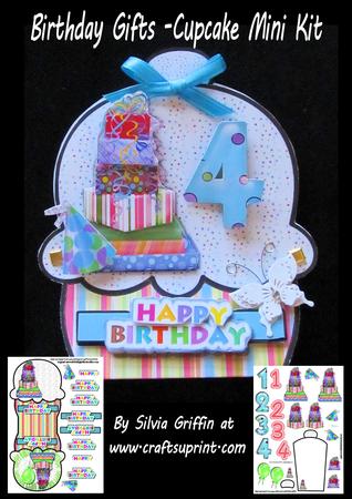 Birthday Gifts Cup Cake Mini Kit