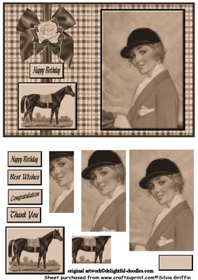 The Lady and Her Horse Pyramid