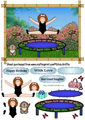 Girl on a Trampoline Sbs