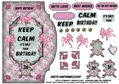 Keep Calm It's Only Your Birthday