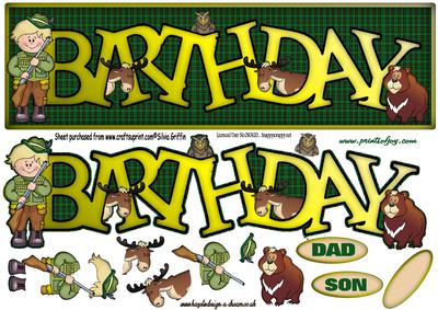 Birthday Hunter Large Dl