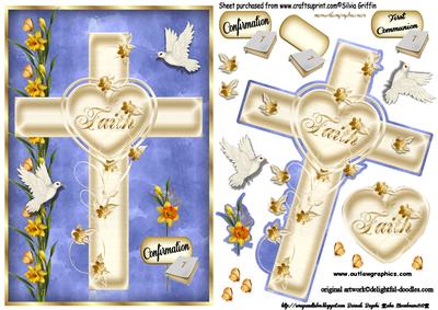 Cross of Faith with Dafodiles Qs