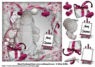 Santa in the Pink Sbs