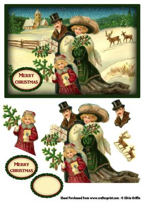 Vintage Christmas Family Sbs