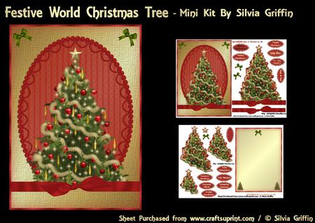 World Festive Christmas Tree Mini Kit