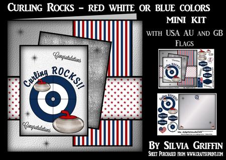 Curling Rocks - Usa Au Gb Mini Kit