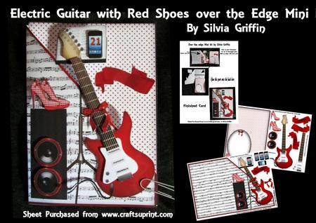 Red Electric Guitar with Red Shoes Mk