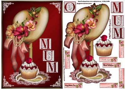 Stunning Hat with Flowers for Mum Sbs