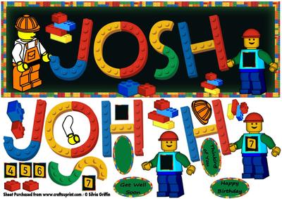 Building Block Large Dl Name : Josh