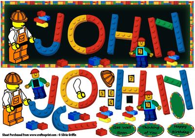 Building Block Large Dl Name: John