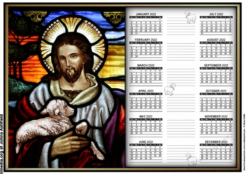 The Lord is My Shepard Calendar 2022