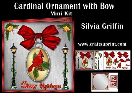 Cardinal Ornament Christmas Mk