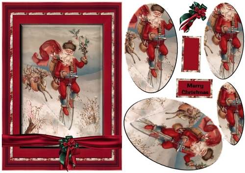 Santa on a Bike PY